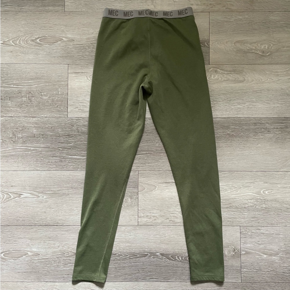 MEC Kids Base Layer Legging Pant Long John Childrens Teen Girls Green Size 16